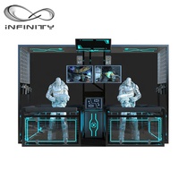 Jeux De Parc D'attractions Tir Boxe Danse Monnayeur Jeux 2 Joueurs Bataille Vr Simulateur