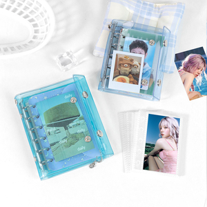 A6/A7/M5 10 PCS Carpeta organizadora de 6 anillas para agenda escolar, organizador de dinero, planificador, cuaderno de presupuesto de PVC transparente - Product Image 3