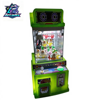 Machine à griffes pour mini-poupées en peluche, en plastique, avec paiement par pièces et prise UE, équipement de jeu d'arcade personnalisable tout-en-un