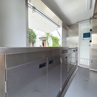 Mobiler Bar-, Eis-, Kaffee-, Burger-, Pizza-Verkaufswagen, Mobiler Catering-Service, Churros-BBQ-Food-Trailer, Zweizonen-Food-Trailer