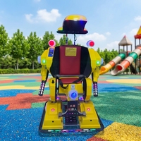 Robot électrique Leduole LT-3 pour enfants, équipement de divertissement à piles pour intérieur/extérieur, 360 degrés