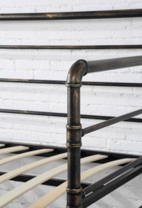 <span class=keywords><strong>Lit</strong></span> de repos vintage extensible au design <span class=keywords><strong>industriel</strong></span> finition antique <span class=keywords><strong>Lit</strong></span> de jour intérieur en métal en fer forgé avec <span class=keywords><strong>lit</strong></span> <span class=keywords><strong>gigogne</strong></span> - Product Image 4