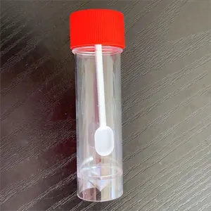 Individueel Gebruik Plastic Medische Beker Kruk Container Met Lepel