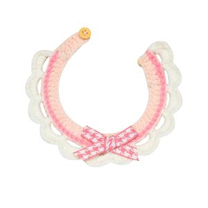 Japanese Style Cat <b>Scarf</b> Handmade Soft Collar Pet Accessory With Bow All Seasons - Product Image 2