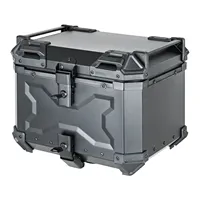 Boîte à bagages arrière pour moto 55L en PP, noire, avec serrure, universelle pour BMW R1200GS R1250GS R1200GS 1200 GS LC ADV