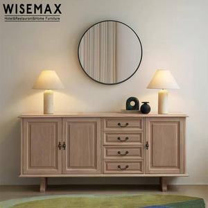 Meuble <span class=keywords><strong>de</strong></span> rangement WISEMAX FURNITURE, style rétro français, en bois <span class=keywords><strong>de</strong></span> frêne massif, avec tiroir, meuble d'appoint pour salon, <span class=keywords><strong>console</strong></span> <span class=keywords><strong>de</strong></span> couloir, <span class=keywords><strong>bar</strong></span> - Product Image 6
