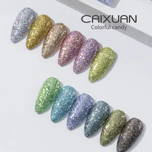 High Quality Free Samples Colorful Candy Gel Bing Shimmer Popular Summer Hot Sale Wholesale