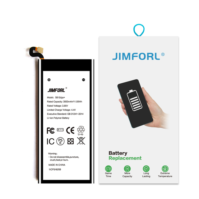 Qualified Battery Supplier for Samsung S6 Edge Plus G9280 and S10 Stock Android Mobile Replacement Batteries