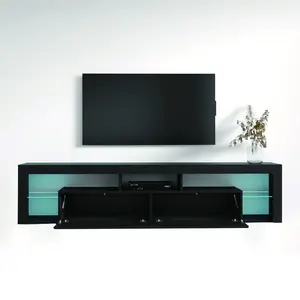 Schlussverkauf Heim schwimmende hölzerne Fernsehschränke Möbel Wohnzimmer wandmontage Bildschirm Fernsehschrank