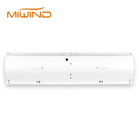 Rideau d'air industriel personnalisé à fixation murale/fenêtre, moteur AC à haut débit d'air, télécommande, coque galvanisée, garantie 3 ans, économe en énergie