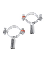 Support de fixation flexible forgé en acier inoxydable 201 304 316 basse pression avec disque de base et pince de suspension, couleur argent, garantie 1 an