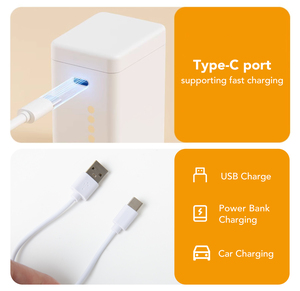 กาต้มน้ำแบบพกพาขนาด 500 มล. พร้อมแบตเตอรี่ในตัว ชาร์จเร็ว ไร้สาย ใช้พอร์ต USB ร้อนเร็วทันใจ - Product Image 2