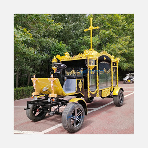 2025 Véhicules funéraires classiques de transport spécialisé : Cercueil funéraire remorquable, Chariot funéraire électrique, Chariot funéraire à vendre - Product Image 2