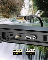 Barre de son Dolby Atmos avec caisson de basses sans fil, système home cinéma 280W pour TV, 2.1 canaux