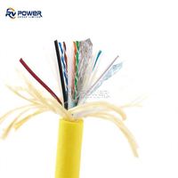 Cable ROV neutral flotante CAT5 CAT6 Correa umbilical subacuática ROV con alimentación y Ethernet