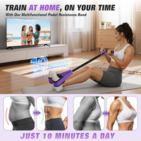 Bandes de Résistance en Latex Améliorées 55 LBS avec Poignées, Équipement de Fitness pour Exercices Abdominaux et Core, Idéal pour Femmes et Hommes