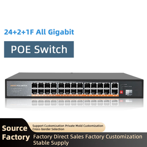 Switch PoE Gigabit de 24 Puertos con Watchdog, VLAN250M, Carcasa de Acero Mate, Plug and Play, Sin Configuración - Product Image 2