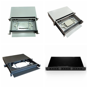 19 inch ngăn kéo loại ngoài trời sợi vá bảng phân phối Hộp 24 48 lõi SC LC khung chấm dứt quang - Product Image 5