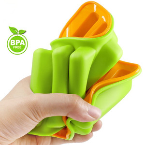 Bouteille d'eau étroite <span class=keywords><strong>bac</strong></span> à glaçons 10 cavités réutilisable Mini bacs à glaçons en Silicone non toxique lavable au lave-vaisselle - Product Image 2