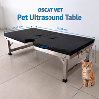Table d'échographie de table OSCAT de haute qualité, table d'examen pour animaux de compagnie, sûre et confortable pour les animaux, équipement vétérinaire ET-50
