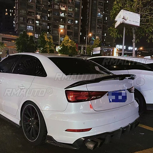 สปอยเลอร์หลังคาร์บอนไฟเบอร์แท้คุณภาพสูงสำหรับ AUDI A3 S3 RS3 ปี 2014-2020 - Product Image 4
