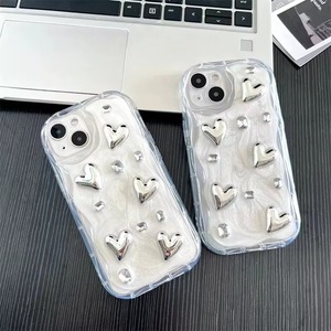 2025ใหม่ฝาครอบโทรศัพท์3D เพชรรักหัวใจเคสโทรศัพท์แฟชั่นเคส TPU เคสมือถือสำหรับ <span class=keywords><strong>iPhone</strong></span> 15 16 <span class=keywords><strong>PRO</strong></span> <span class=keywords><strong>MAX</strong></span> - Product Image 6