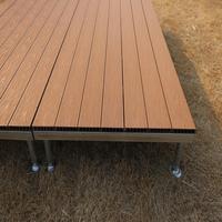 Plataforma Exterior Antideslizante y Resistente a la Intemperie |   Plataforma Resistente para Jardín, Patio, Balcón y Camping