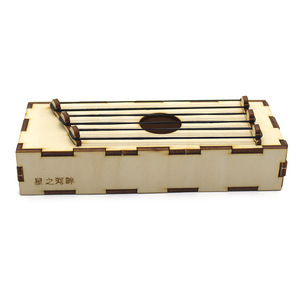 Wooden Rubber Band Zither <b>Diy</b> <b>Kit</b> Educational Science Toy For Kids Age 4 6Y Manual Control No Battery Geometric Shape - Product Image 4