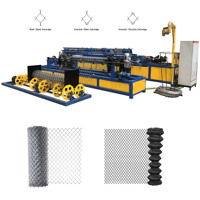 Machine à clôtures à maillons de chaîne de type nouveau à double moule, haute vitesse et efficacité, Cowan 3kW 2m/3m/4m/5m/6m