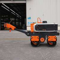 Mini-compacte, certifiée CE EPA, à prix compétitif, rouleau compresseur routier manuel vibrant, mécanique hydraulique, pour asphalte et béton, à entraînement intégral, 800 kg 0,8 tonne, autoportée