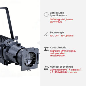 Projecteur de scène intelligent 300W, étanche IP20, 3200K/5600K, à angle de faisceau réglable - Product Image 3