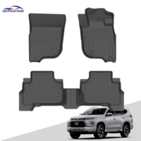 Tapete de TPE de Alta Calidad para Automóviles con Volante a la Derecha, Fácil de Usar, Forro para Piso de Automóvil, 100% de Protección, Forro de Carga para Mitsubishi Pajero Sport GSR