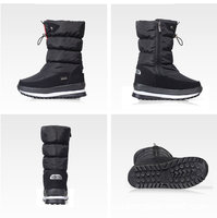 Nouvelle mode 8 couleurs imperméable Oxford vers le bas tissu hiver laine bottes de neige en plein air mi-mollet chaud fourrure bottes d'hiver pour les femmes chaussures