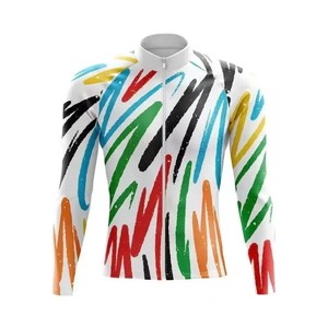 Maillot de Ciclismo Zede Personalizado con Estampado de Graffiti a Color, de Secado Rápido, Ligero, Transpirable y Resistente al Viento, en Varios Colores para Ciclistas - Product Image 5