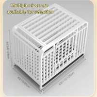 Présentoir portable en métal rectangulaire détachable, idéal pour les animaleries et cages à animaux – Meilleures ventes