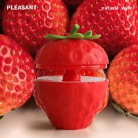 Diffuseur d'arômes 3D en forme de fraise, gel désodorisant moderne longue durée, diffuseur de voiture en plastique en forme de fruit pour tableau de bord automobile et maison