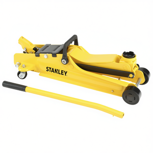 Cric hydraulique Stanley 2 tonnes avec poignée pour réparation de véhicules - Product Image 2