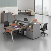 Escritorio de Oficina de Madera de Lujo Moderno con Logotipo Personalizado, Duradero y de Alta Calidad, Gabinete de Almacenamiento de Gran Capacidad, Acabado Antiarañazos, para Gerentes y Directores Ejecutivos