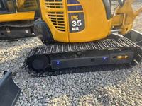 Offre Spéciale : Mini-Excavatrice Japonaise Originale PC35 d'Occasion (90% Neuve) avec Cabine, 3,5 Tonnes, à Prix Abordable
