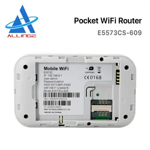 ALLINGE SDS095 özelleştirilmiş Airtel E5573Cs-609 4G taşınabilir araba Wifi Hotspot LTE mobil kablosuz endüstriyel cep Wifi yönlendirici