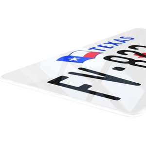 <span class=keywords><strong>Plaque</strong></span> d'<span class=keywords><strong>immatriculation</strong></span> personnalisée en aluminium <span class=keywords><strong>Texas</strong></span>, 6x12 pouces, cadeau, art automobile américain, décoration de voiture - Product Image 4