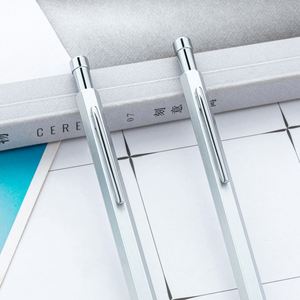 Stylo publicitaire promotionnel en métal avec logo personnalisé, pointe hexagonale de 1,0 mm, pour bureau, étudiants, hôtel, écriture, cadeau - Product Image 3