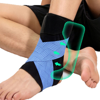 Attelle de cheville sportive réglable à triple sangle, stabilisateur de compression pour football, basketball, escalade, hommes et femmes, vente en gros, logo OEM