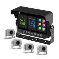 Moniteur de caméra de recul robuste de 7 pouces avec enregistrement 1080P pour camions, étanche et anti-poussière, pour une efficacité de gestion de flotte