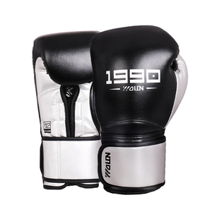 Guantoni da <span class=keywords><strong>Boxe</strong></span> Professionali WOLON in Pelle 8Oz, Resistenti Guantoni da Combattimento in Pelle Big Wolon - Product Image 2