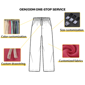 Winter Soft Thicken <strong>Fleece</strong> Unisex Solid Color Heavyweight Windproof Men <strong>Women</strong> Pants <strong>Trousers</strong> for Boy - Product Image 6