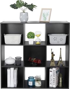 9 Cube Storage <b>Shelf</b> Organizer Wooden Bookshelf System Display <b>Shelves</b> Compartments ZY120 <b>Book</b> Display Rack ZY120 - Product Image 1