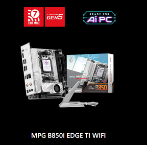 เมนบอร์ดเกมมิ่ง M SI MPG B850I EDGE TI WIFI AMD AM5 Mini-ITX รองรับ DDR5 Wi-Fi 7 PCIe 5.0 - Product Image 6