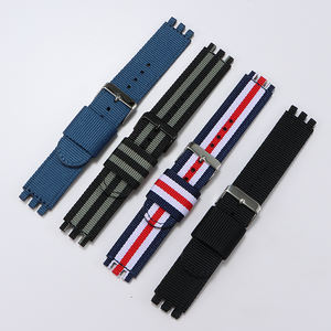 Correa de reloj de nylon 17/19/20mm Diseño a rayas para reloj S - Product Image 2