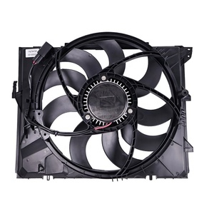 Pièces de rechange pour <span class=keywords><strong>BMW</strong></span> <span class=keywords><strong>E90</strong></span> E91 E92 E93, <span class=keywords><strong>ventilateur</strong></span> électronique 4 broches 600W, radiateur, condenseur, <span class=keywords><strong>ventilateur</strong></span> de refroidissement - Product Image 2